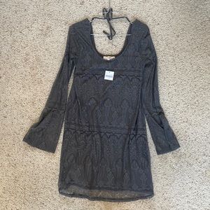 Altar’d State Dress. Brand new, with tags. Medium and gray in color, lace dress.